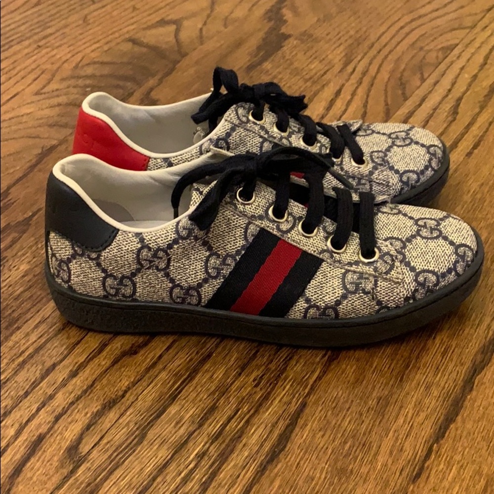 Gucci Children’s Ace GG Supreme Sneaker